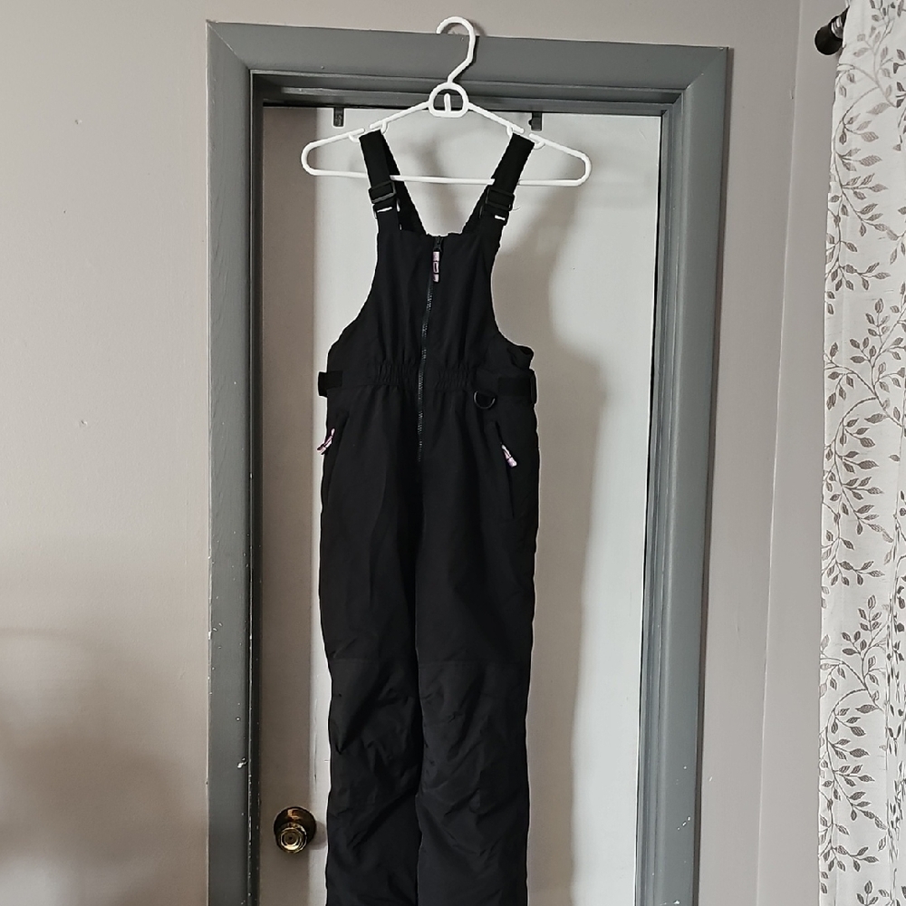 Modern Utility Bib Overalls in Classic Black